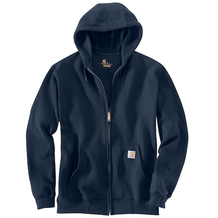 Carhartt Men's TS0122 M LseFit MW FZip Swtshrt S REG Full Zip Loose New Navy TS0122-M / K122-472SREG